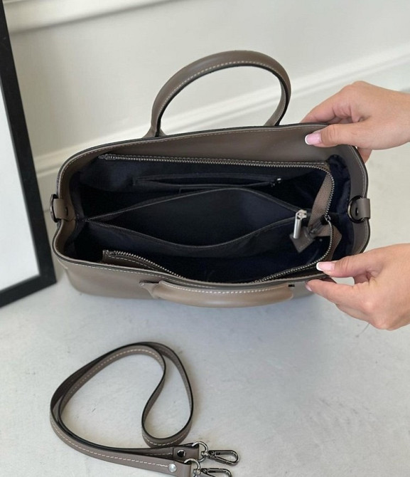 Сумка класична жіноча Італійська натуральна шкіра TS000204 Луцьк - зображення 3