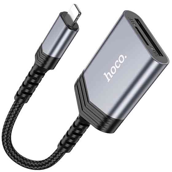 Картридер Hoco UA25 2in1 Lightning Херсон