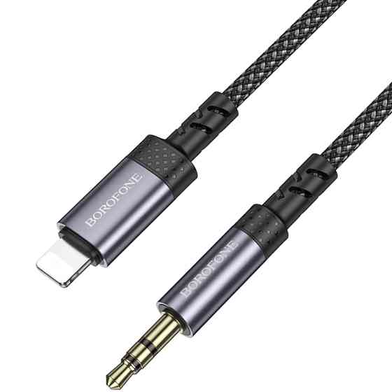 Аудио кабель Aux Borofone BL24 Graceful (Lightning to AUX 3.5mm) (1m) Херсон