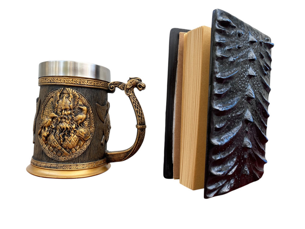 Подарочный набор Кухоль 3 Скандинавские Боги и Блокнот 3 «Книга Теней и Глубин» Киев - изображение 4