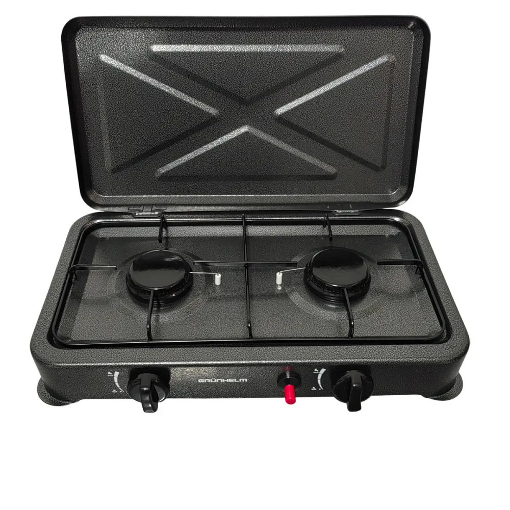 Плита газовая Grunhelm GGP-6032 4400 Вт черная Київ - зображення 1