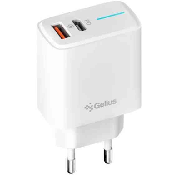 Мережевий зарядний пристрій Gelius Genesis Radiance GP-HC058 25W USB+Type-C QC PD + cable Gelius One Харків