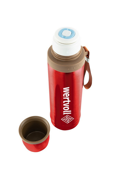 Термос WERTVOLL "ENJOY" 750 мл SS красный RX-7000RD Харків - зображення 3