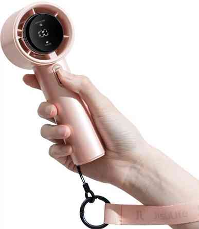 Вентилятор аккумуляторный Jisulife Handheld Fan Pro1 Pink розовый Київ