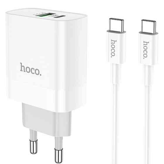 СЗУ Hoco C80A Rapido PD20W+QC3.0 (1USB-A/1C) + кабель Type-C to Type-C Херсон