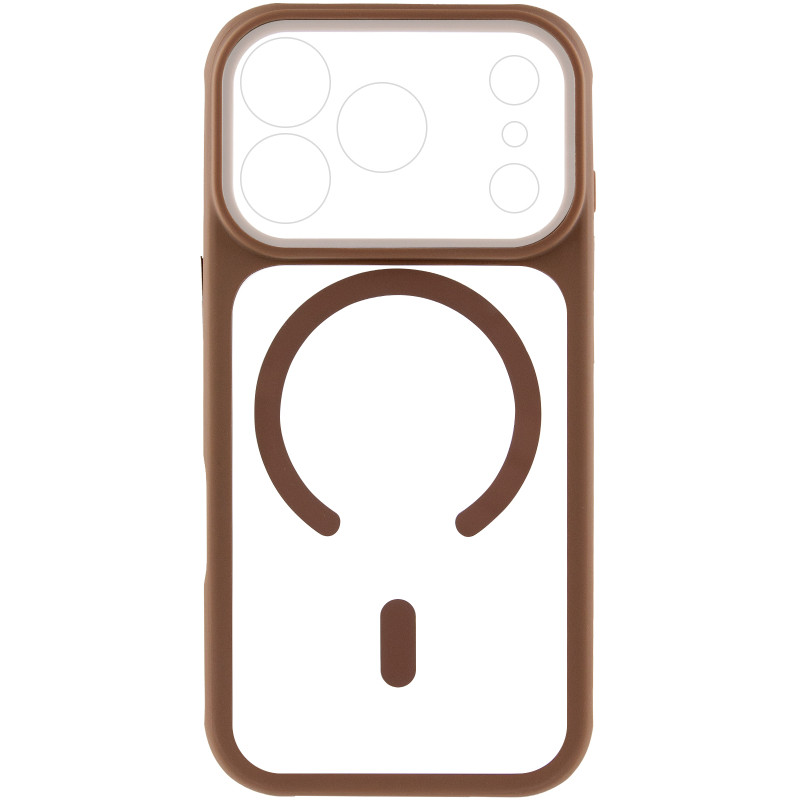 Чехол TPU+PC GETMAN Moon Clear with MagSafe для Apple iPhone 17 Pro (6.3") Херсон - изображение 3