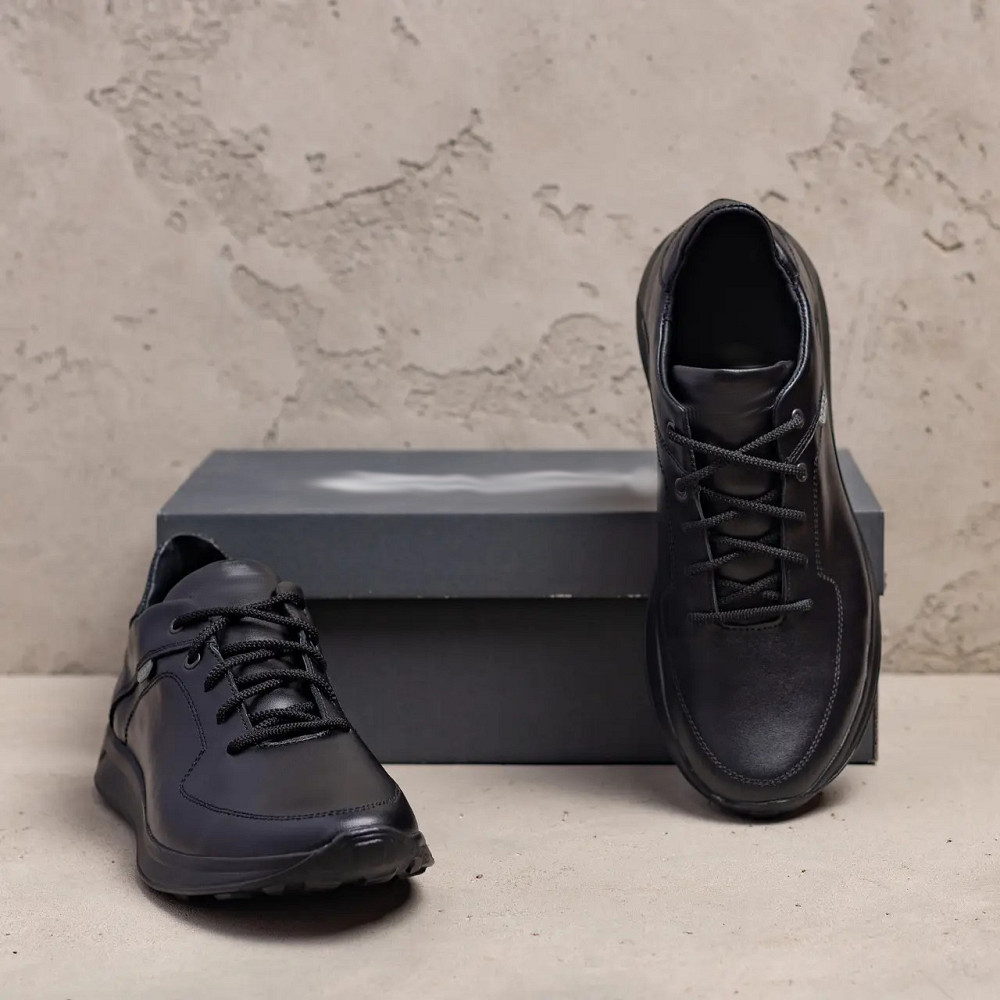 Мужские кожаные кроссовки  Е-series Київ - зображення 5