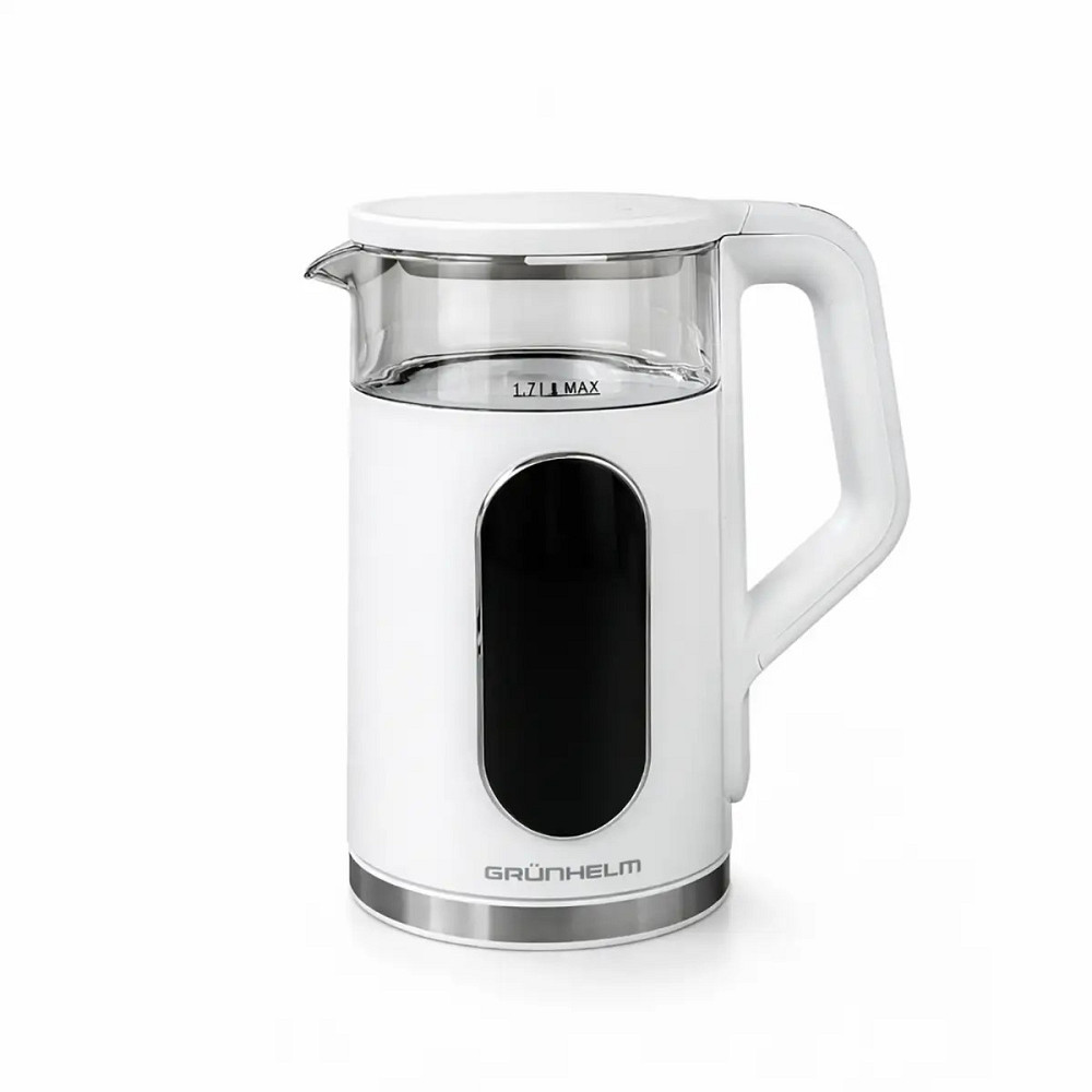 Электрочайник Grunhelm EKG-25702W 1.7 л белый Київ - зображення 3