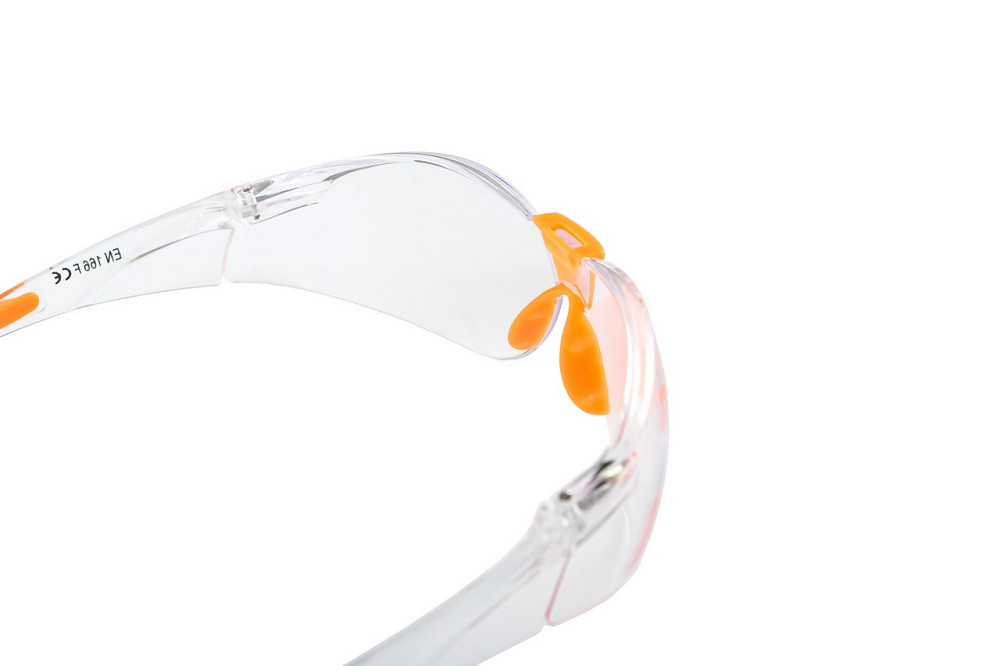 Очки открытые MASTERTOOL линза ANTI-SCRATCH мягкий носоупор противоскользящие дужки l-класс прозрачн Харків - зображення 3