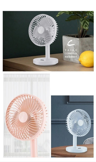 Вентилятор настольный Jile Desktop small fan 01 Pink 7 Вт розовый Київ - зображення 3