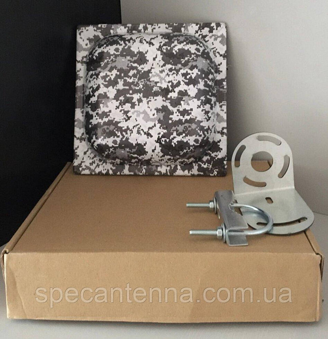 Антенна панельная 3G/4G LTE DN-17WC 1610-2900 МГц 2х12-18 дБ 50 Вт, цвет № 1 черно-белый пиксель Днепр - изображение 3