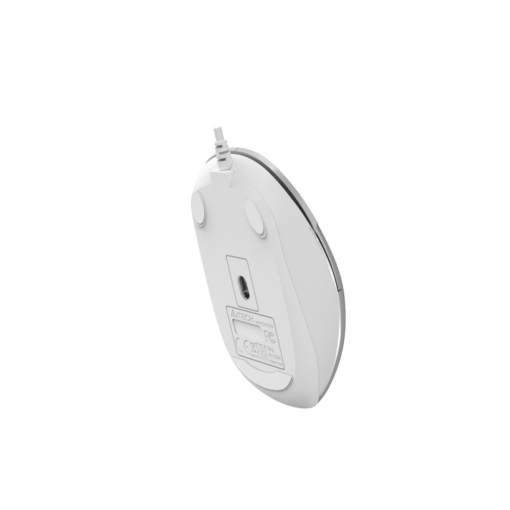 Мышь компьютерная проводная A4Tech FM26 USB Icy White белая Киев - изображение 9