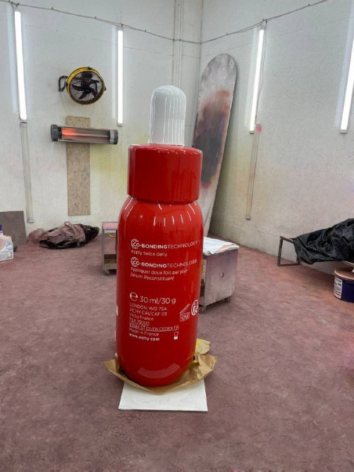 Рекламная фигура баночки под заказ для презентации сыворотки Vichy Київ - зображення 2