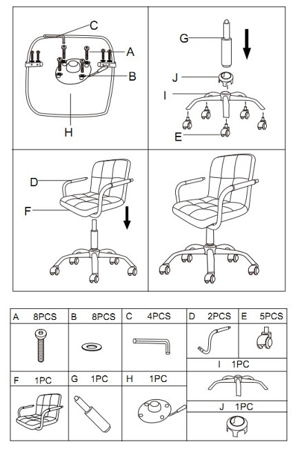 Офісне крісло Артур К Дніпро - зображення 4