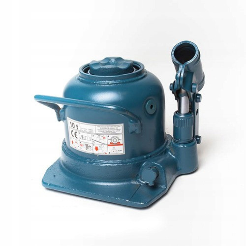 Домкрат низкий столбчатый бутылочный двухступенчатый 10 т 125–225 мм TORIN TH810002 Харків - зображення 8