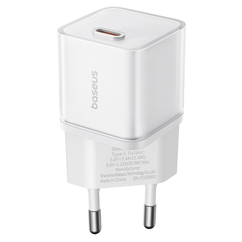 СЗУ Baseus GaN5S OS 20W (1USB-C) (P10162503) Херсон - зображення 1