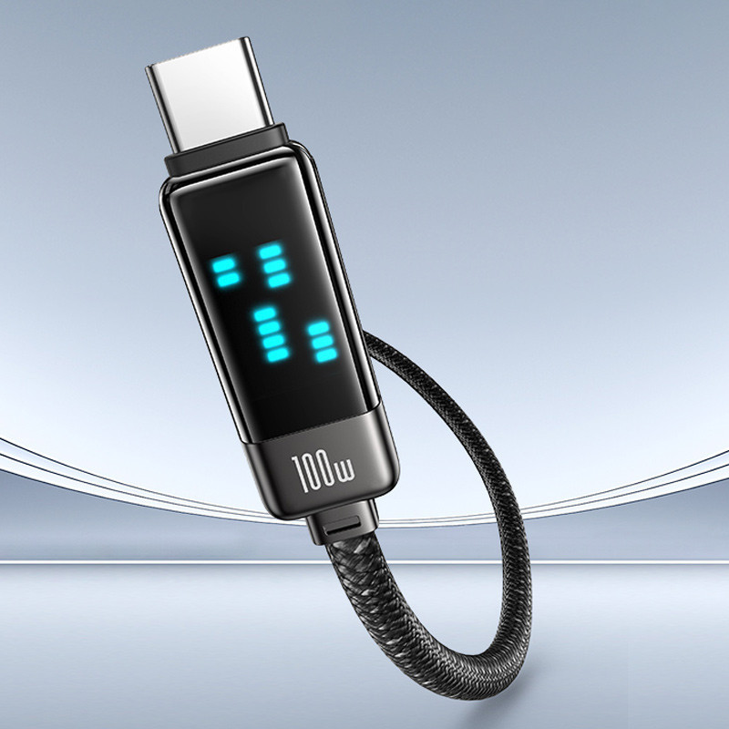 Дата кабель Usams US-SJ744 Meteor Ser. Type-C to Type-C 100W (1.2m) Херсон - зображення 3