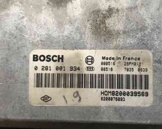 Бу блок управления двигателем Renault 0281001934, 8200039569, 8200076093 Кропивницький