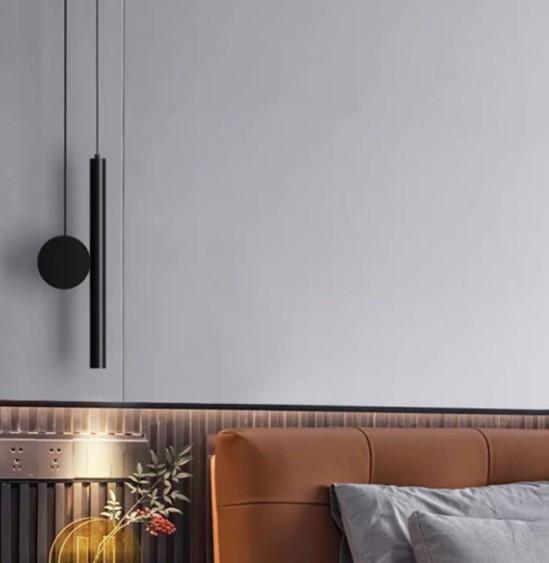 Люстра стельова LED DE3C/1-bk-k Чорний 33-188х12х30 см. Київ - зображення 1