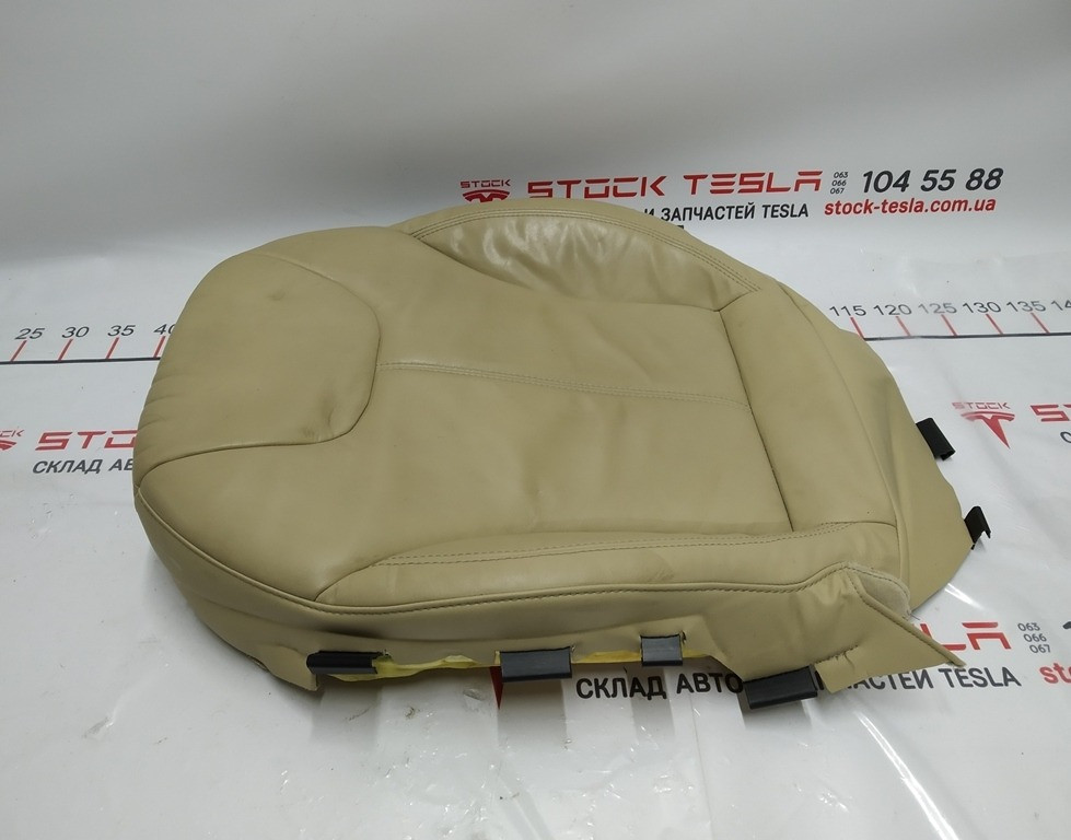 Обшивка нижней части пассажирского сиденья с подогревом PREM TAN Tesla model S 1013123-03-B Киев - изображение 2