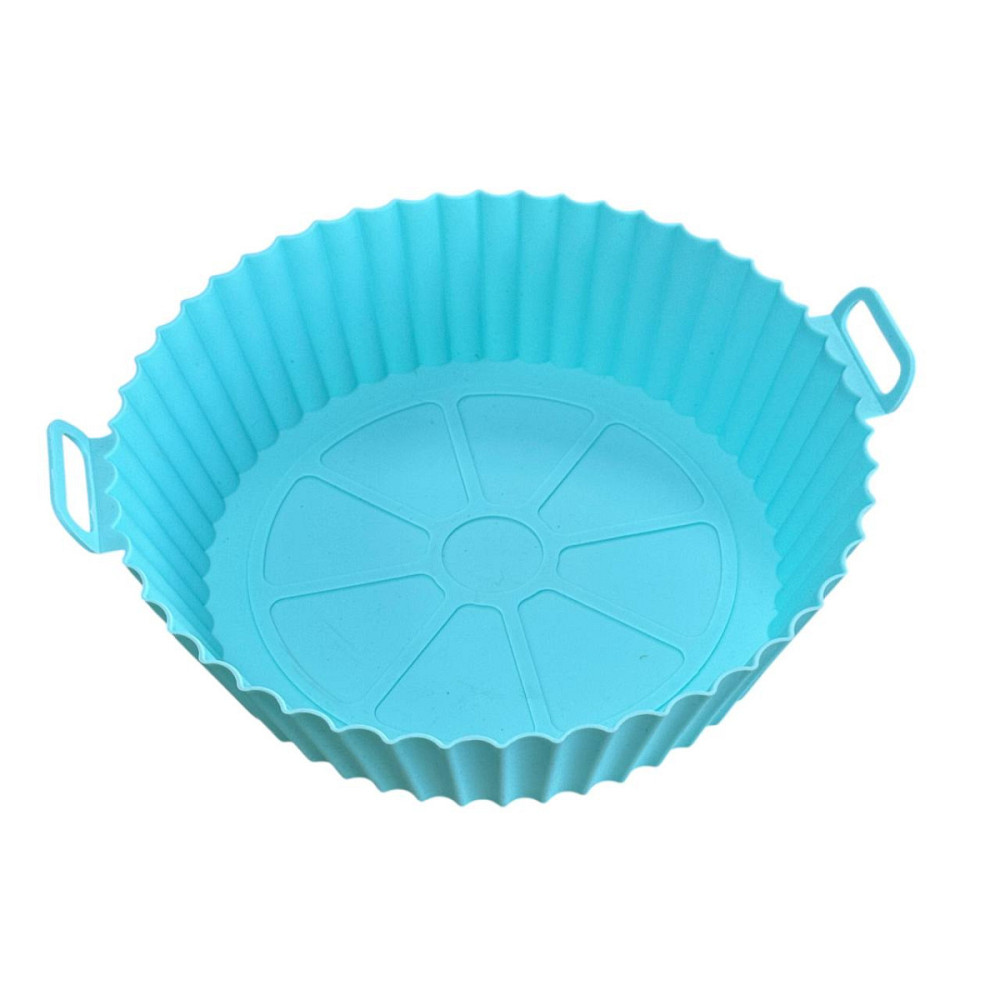 Форма в аерогриль круглая силиконовая 19370 20х20х5 см бирюзовая Киев - изображение 2