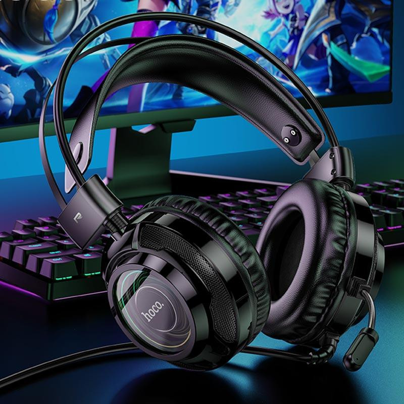 Уценка Накладные наушники Hoco W110 Resource (USB+3.5mm/2m) Херсон - зображення 4