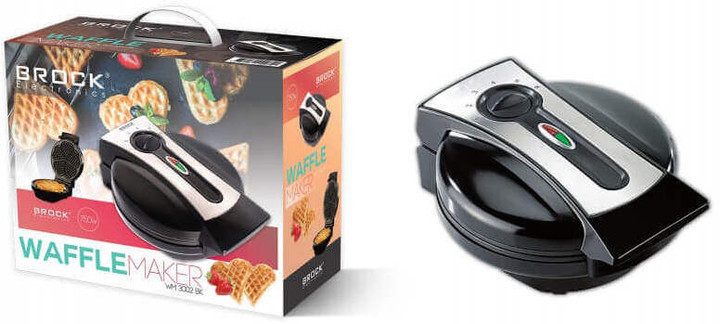 Вафельница BROCK WM 3002 BK 750 Вт черный Киев - изображение 4