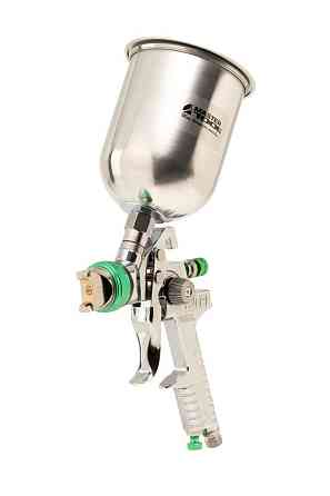 Краскопульт пневматический MASTERTOOL HVLP GLAZE ВАЛБ 600 мл Ø 1,3 мм круглый/плоский факел 150-220  Харків