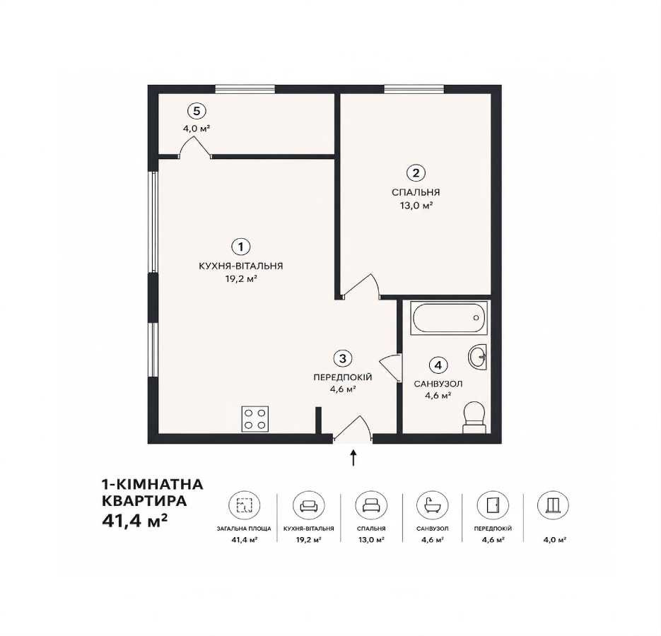 продажа 1-к квартира Киев, Голосеевский, 107000 $ Київ - зображення 10