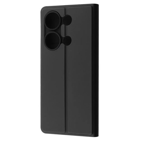 Чохол-книжка WAVE Flap для Xiaomi Redmi Note 13 Pro 4G/Note 14S 4G/Poco M6 Pro 4G Black (Код товару: Харьков - изображение 1