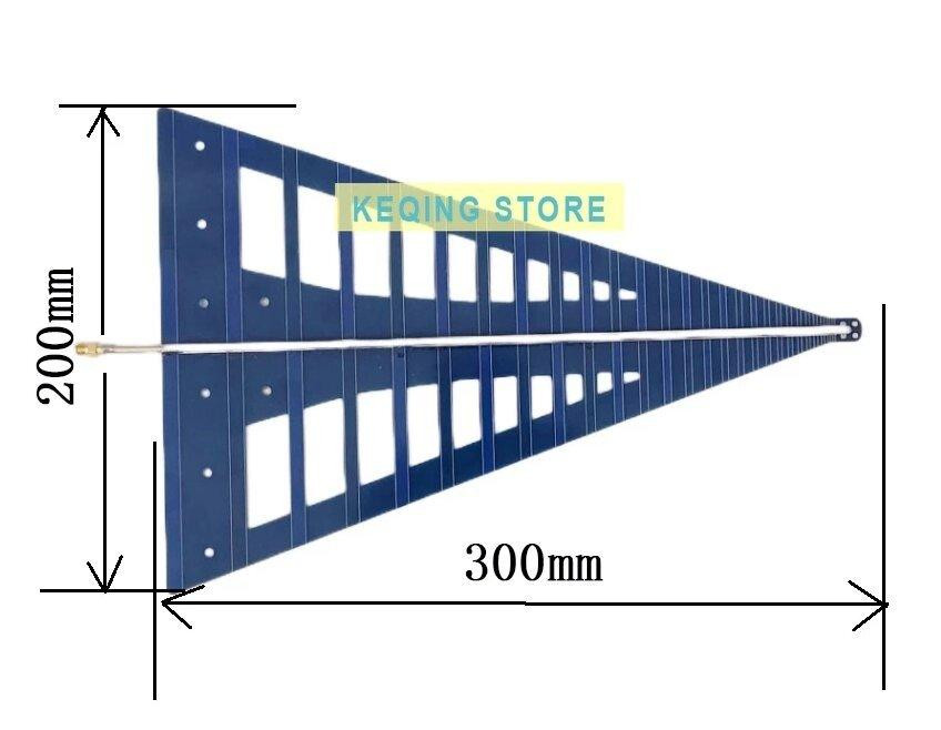 UWB антенна 620MHz-6500MHz 6-9dBi EMC, EMI логопериодическая, SMA-female (10966) Дніпро - зображення 2