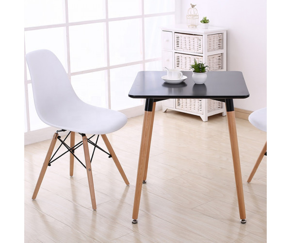 Стіл Нурі квадратний дерев'яний чорний Дніпро - зображення 3