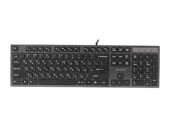 Клавиатура компьютерная проводная A4Tech KV-300HUSB(Grey+Black) серая с черным Київ
