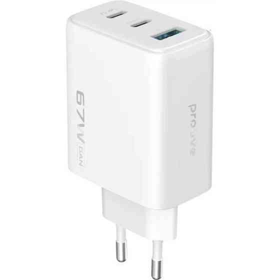 МЗП Proove Silicone Power 2 67W (2xType-C + USB) White (WCSP26120002) Харків