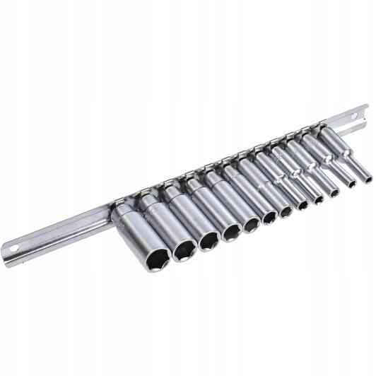 Набор головок длинных на планке TOPTUL 1/4" 12ед. 4-13мм GAAQ0802U Харьков