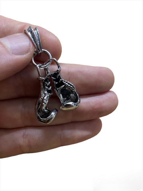 Брелок - Боксерская перчатка на ключе серебристый (код 00270) Київ - зображення 9