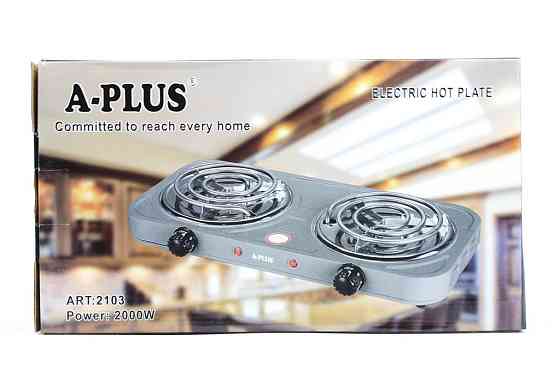 Электроплита A-Plus AP-2103-GRAY 2000 Вт серая Київ