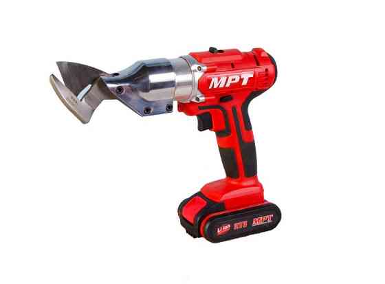 Ножницы аккумуляторные по металлу MPT 21 В Li-ion 1.5 Ач 2 скорости 0.1-2 мм сумка MCS2150.C1 Харків