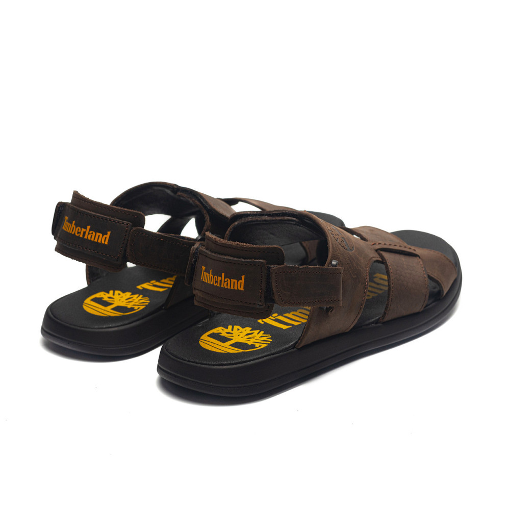 Мужские кожаные сандалии  Brown Київ - зображення 4