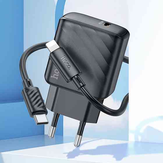СЗУ Hoco CS22A Value PD30W (1USB-C) + кабель Type-C to Lightning Херсон