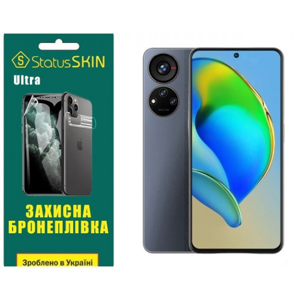 Поліуретанова плівка StatusSKIN Ultra на екран ZTE Blade V40S Глянцева Харьков - изображение 1