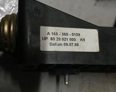 Бу кулиса переключения передач Mercedes W168, МКПП, A1683600109 Кропивницкий - изображение 3