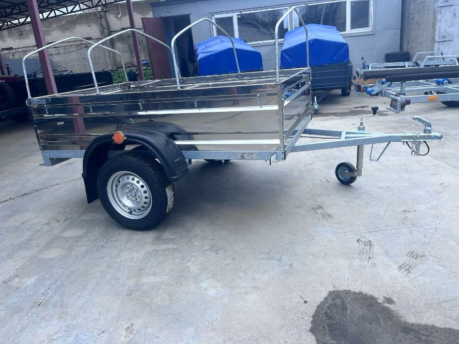 Надійний причіп з нержавійки 200х130х40 "дніпро" Сарни - зображення 2