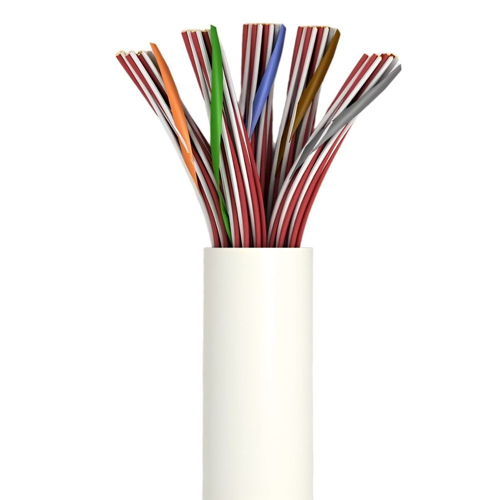 Кабель U/UTP кат.3 16МГц 25пар ПВХ марка КПВ-ВП (16) 25х2х0, 50, OK-net Киев - изображение 1