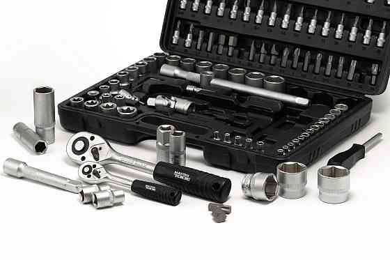 Набор инструментов MASTERTOOL ¼"&½" 108 шт 4-14 мм 10-32 мм кейс 78-7108 Харків