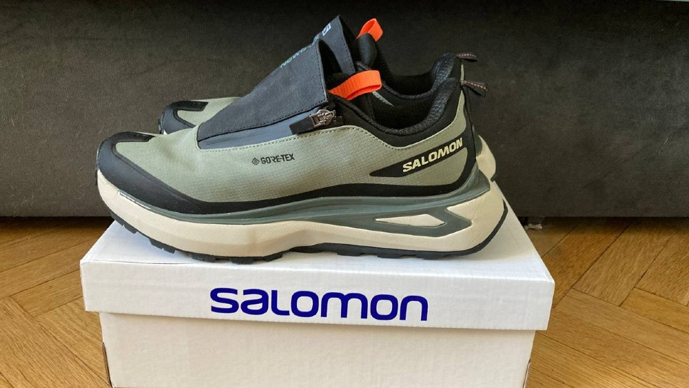 Кросівки чоловічі Salomon Odyssey Gore-Tex Khaki Black Київ - зображення 1