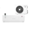 Кондиционер инверторный Сплит-система Grunhelm Inverio GAC12GHINV32 RECHI 12000BTU 35м2 -15°C R32 (6 Київ