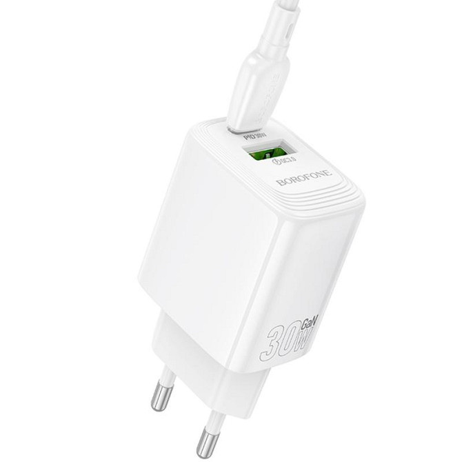 СЗУ Borofone BN29 Fuente PD30W+QC3.0 (1USB-A/1C) Херсон - изображение 3