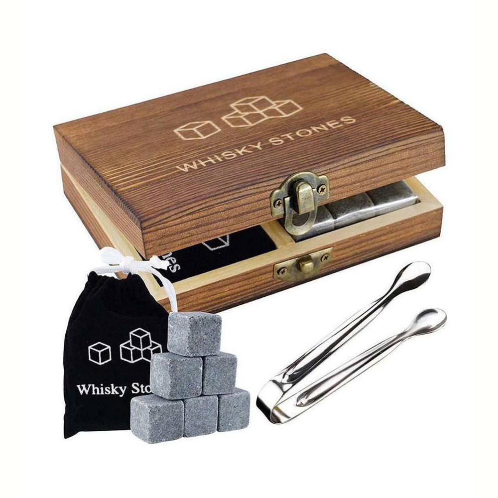 Набор охлаждающих камней для виски Leeseph в деревянной коробке 9шт Одеса - зображення 1