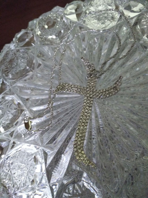 Бижутерия крестик с цепочкой новый|Біжутерія хрестик з ланцюжком новий Одеса - зображення 3